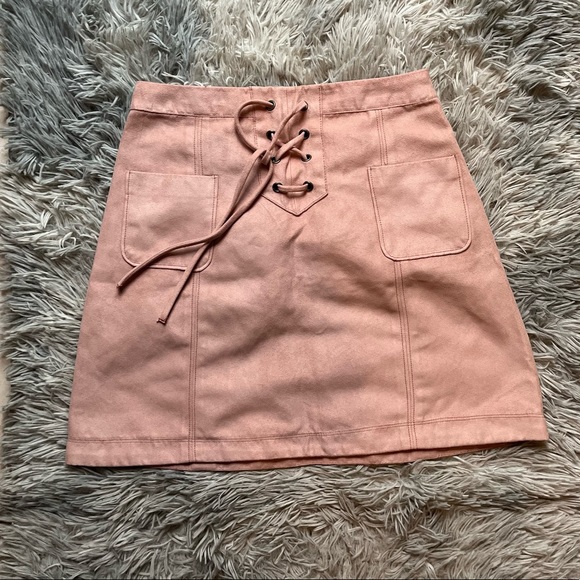 Hollister Dresses & Skirts - Hollister Suede Mini Skirt